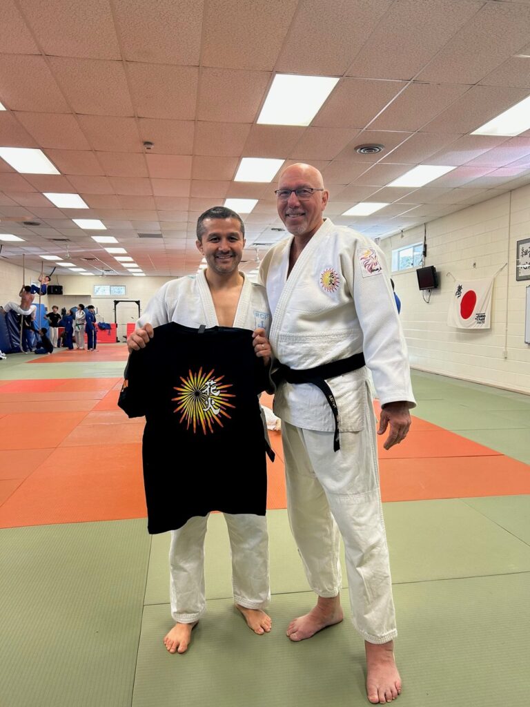 Jeremy Le Bris, Head Coach of Judo British Colombia, Canada, with Dan Augustine