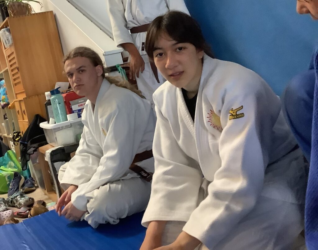 Marty and Charlee. Candidates for black belts.