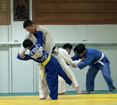 Kevin at Zhongshan Judo Hall in Taipei, Taiwan.