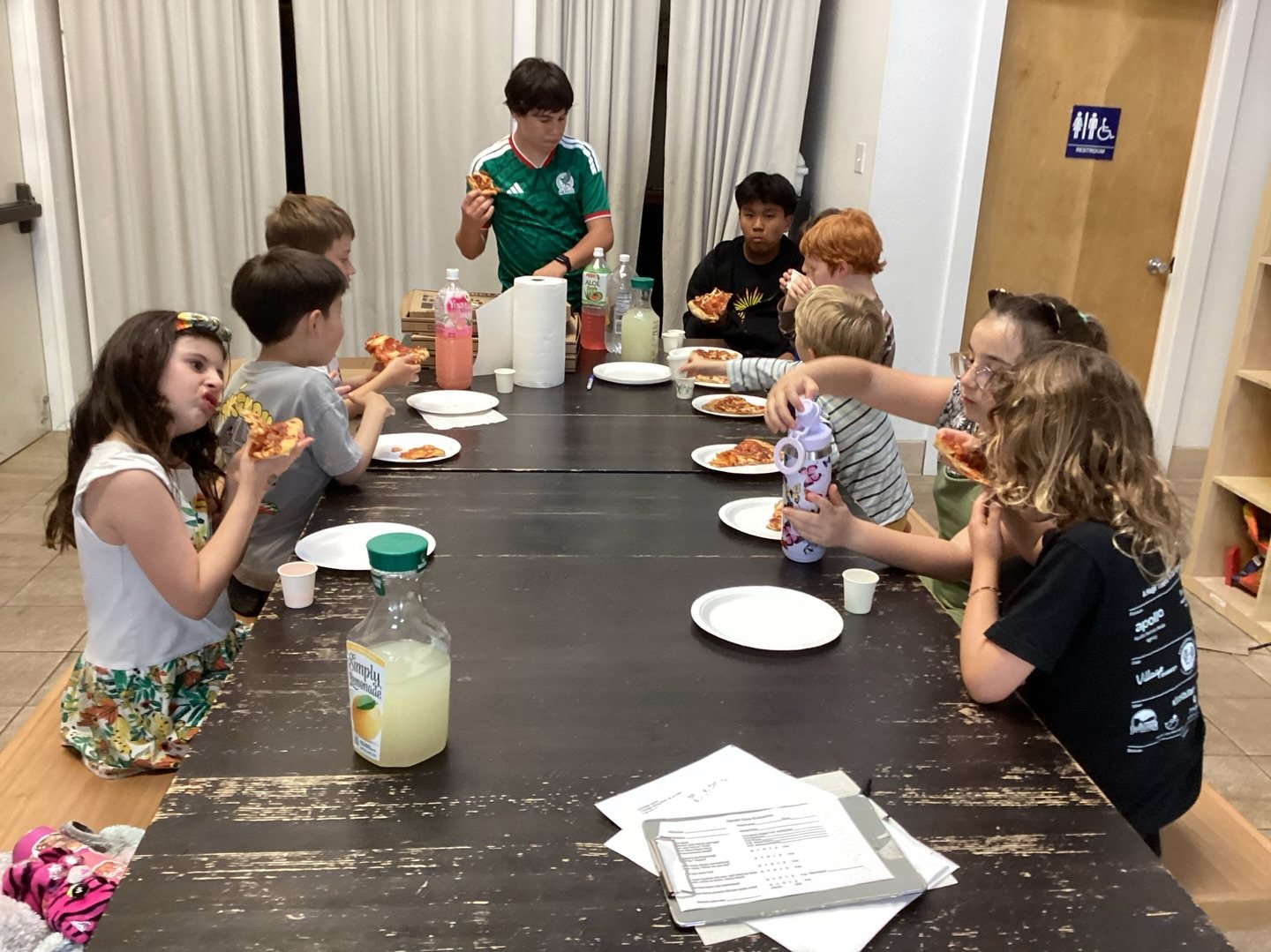 Hanabi camp craft table — Hanabi Judo, Albany CA