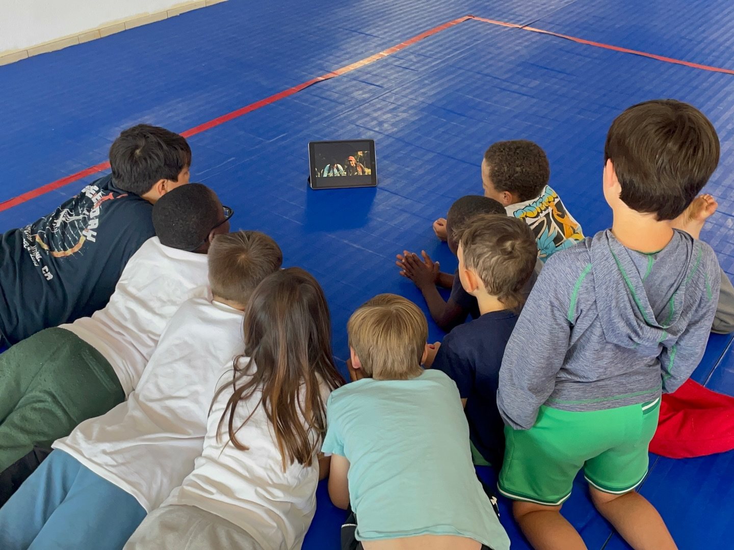Hanabi camp kids working mat — Hanabi Judo, Albany CA