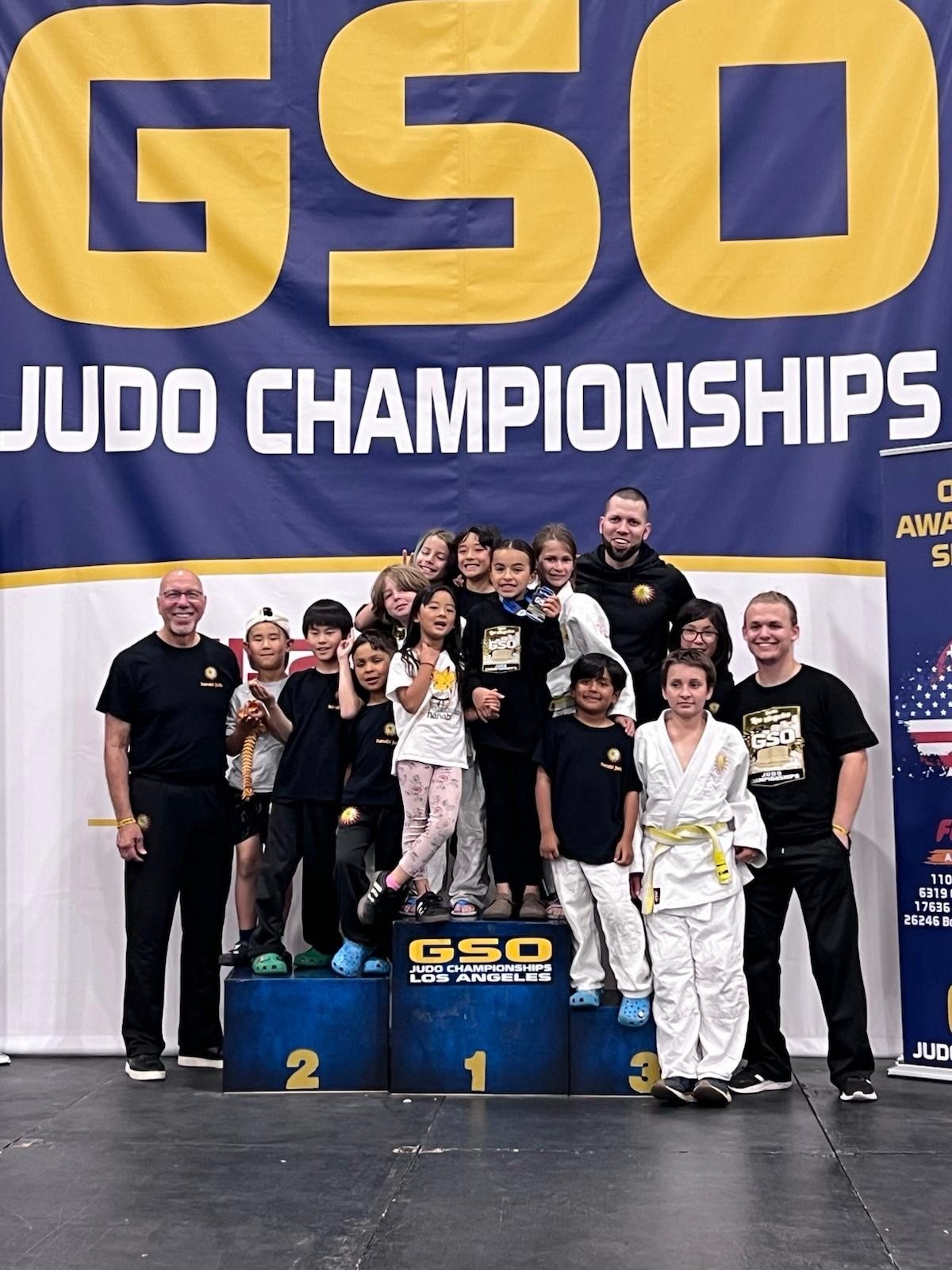 Hanabi Judo gso championships podium — Hanabi Judo, Albany CA