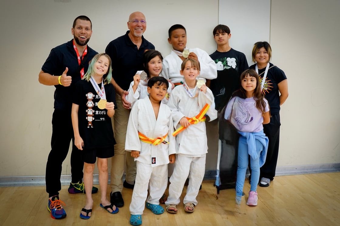 Hanabi Judo medals group — Hanabi Judo, Albany CA